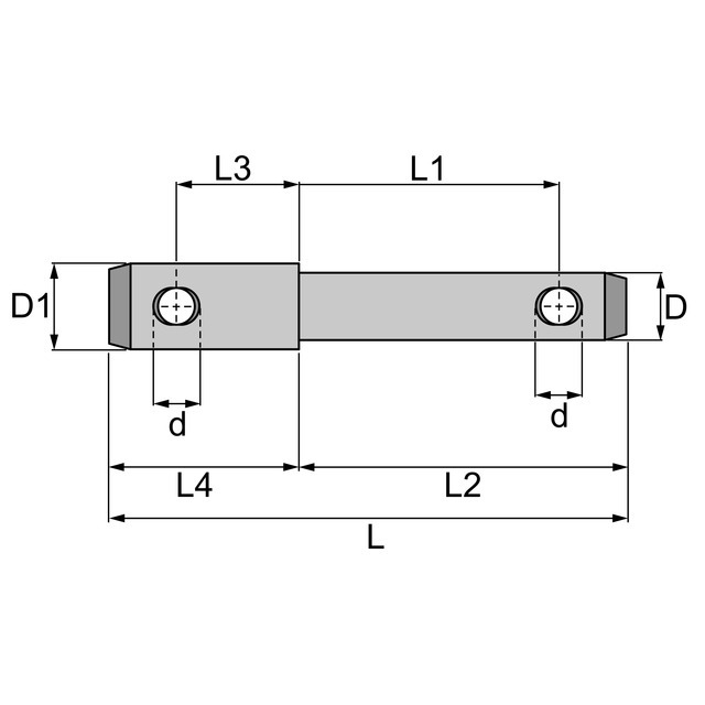 AXE D'attelage Double A Souder 28-22X167 référence fournisseur 201290